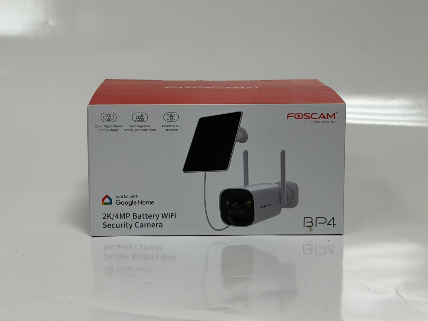 Foscam BP4 – Caméra Extérieure Wi-Fi sur Batterie