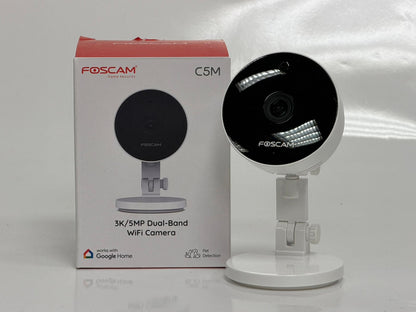 Foscam C5M – Caméra Intérieure Wi-Fi – White