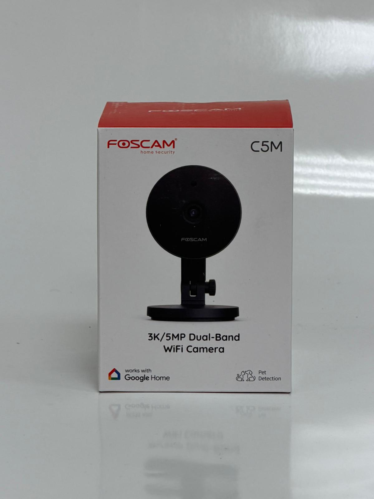 Foscam C5M – Caméra Intérieure Wi-Fi – Black