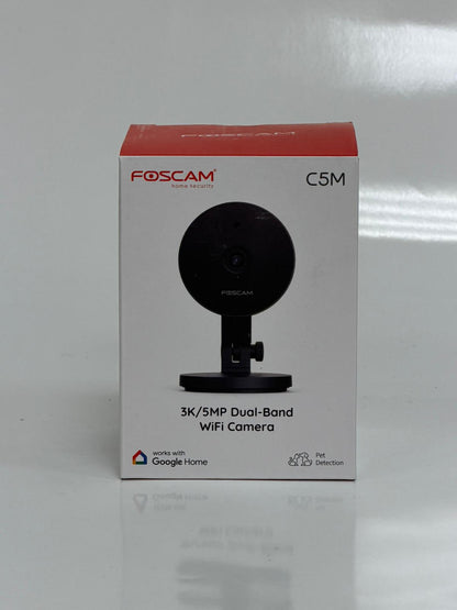 Foscam C5M – Caméra Intérieure Wi-Fi – Black