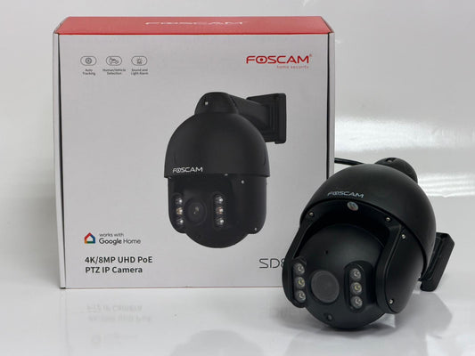 Foscam SD8EP – Caméra Extérieure PoE 4K PTZ