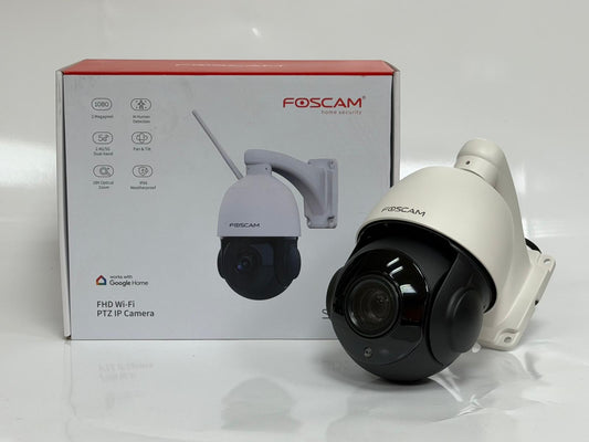 Foscam SD2X – Caméra Extérieure Wi-Fi PTZ 2 MP – White