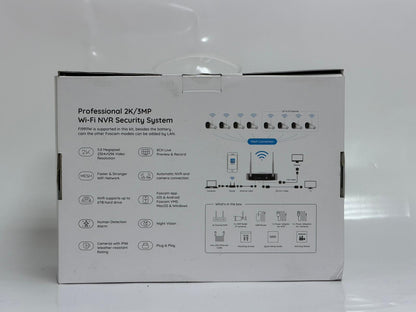 Kit vidéosurveillance Wi-Fi 4 caméras – Foscam FN8108W-B4-N