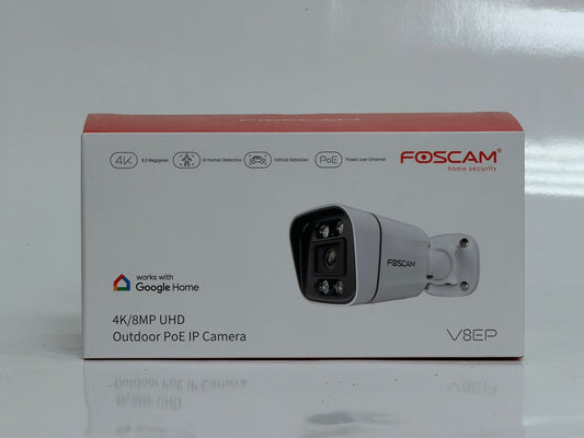 Foscam V8EP Blanc – Caméra Extérieure PoE