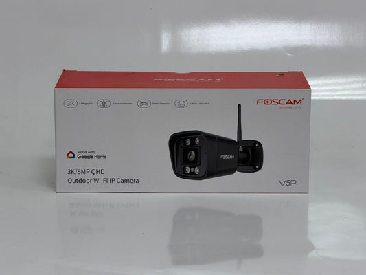 Foscam V5P Black – Caméra Extérieure WiFi 5 MP