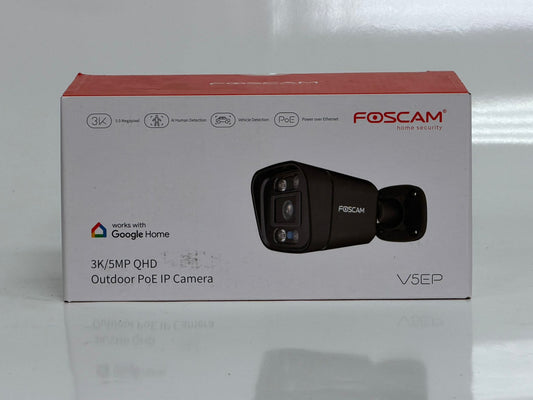 Foscam V5EP – Caméra Extérieure PoE – Black