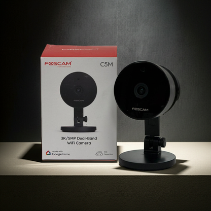 Foscam C5M – Caméra Intérieure Wi-Fi – Black